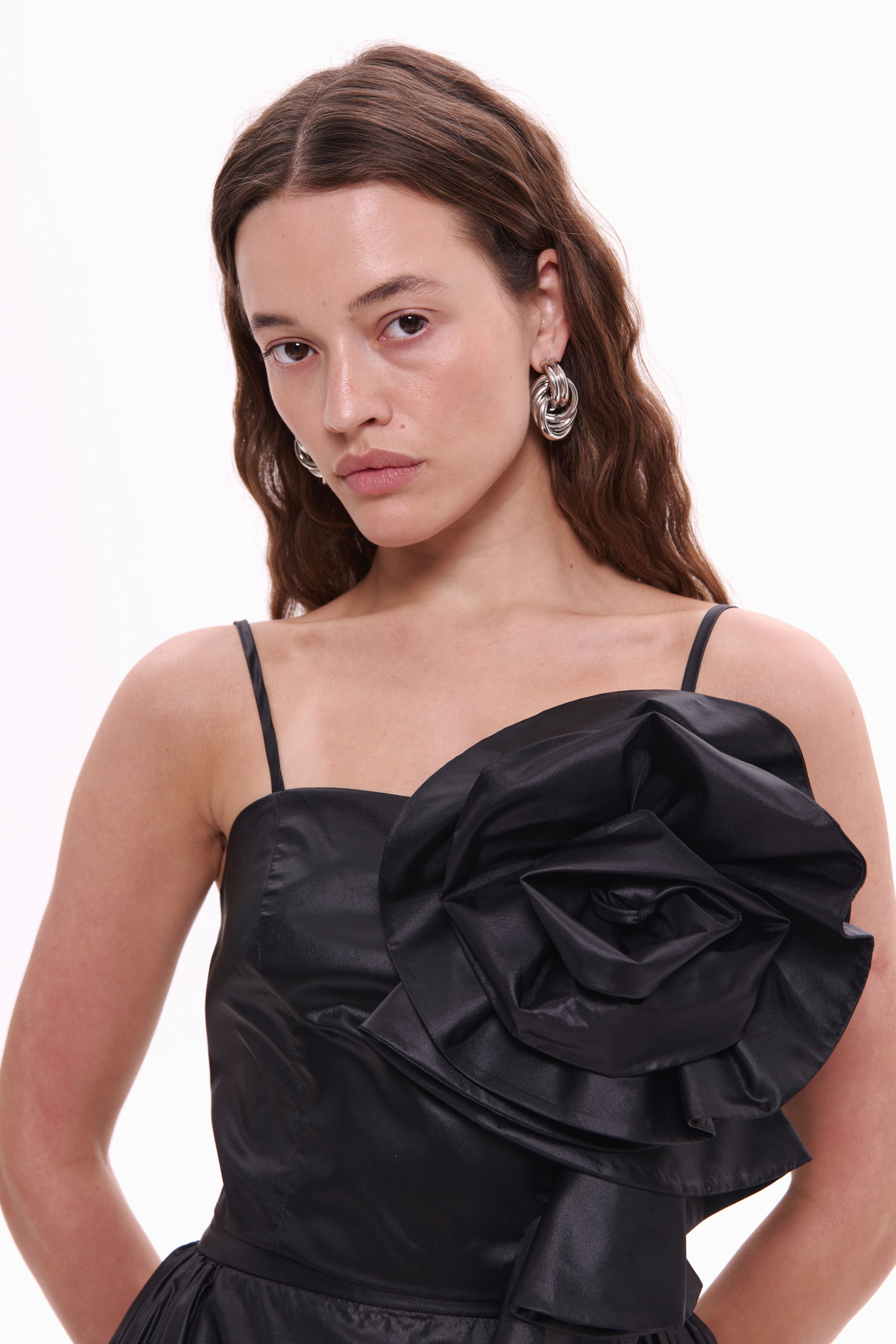 Skirt Rosette Noir
