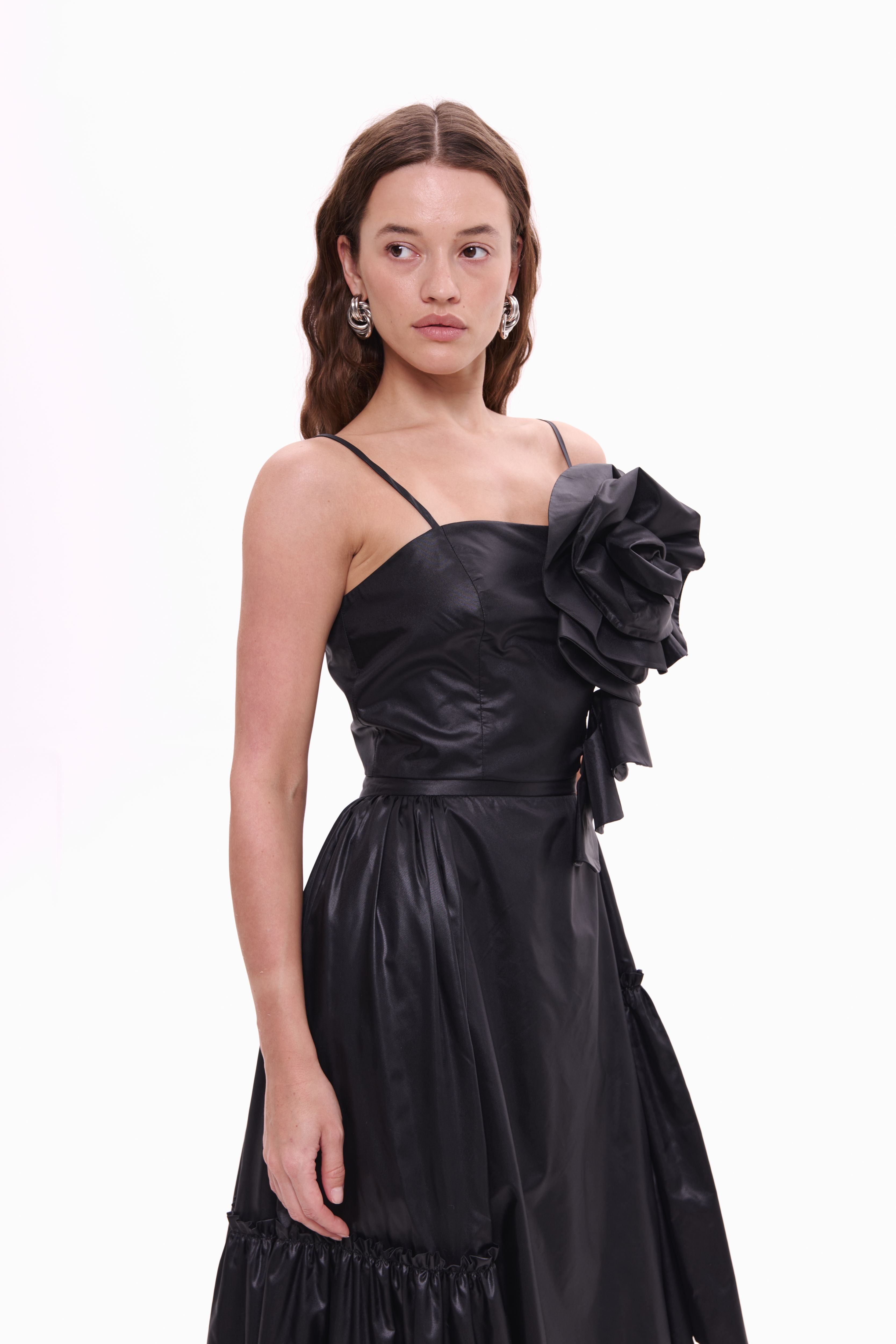 Skirt Rosette Noir