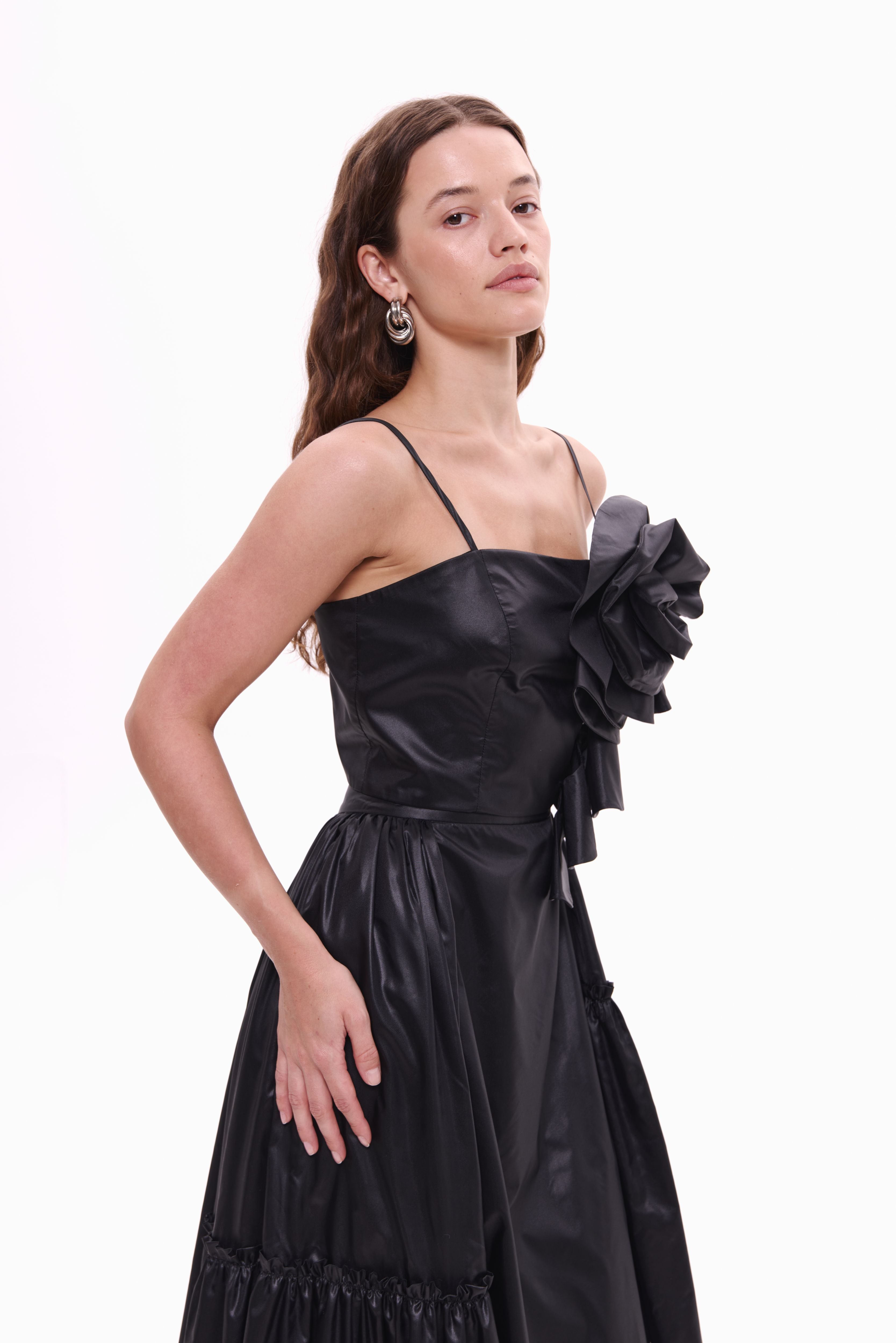 Skirt Rosette Noir