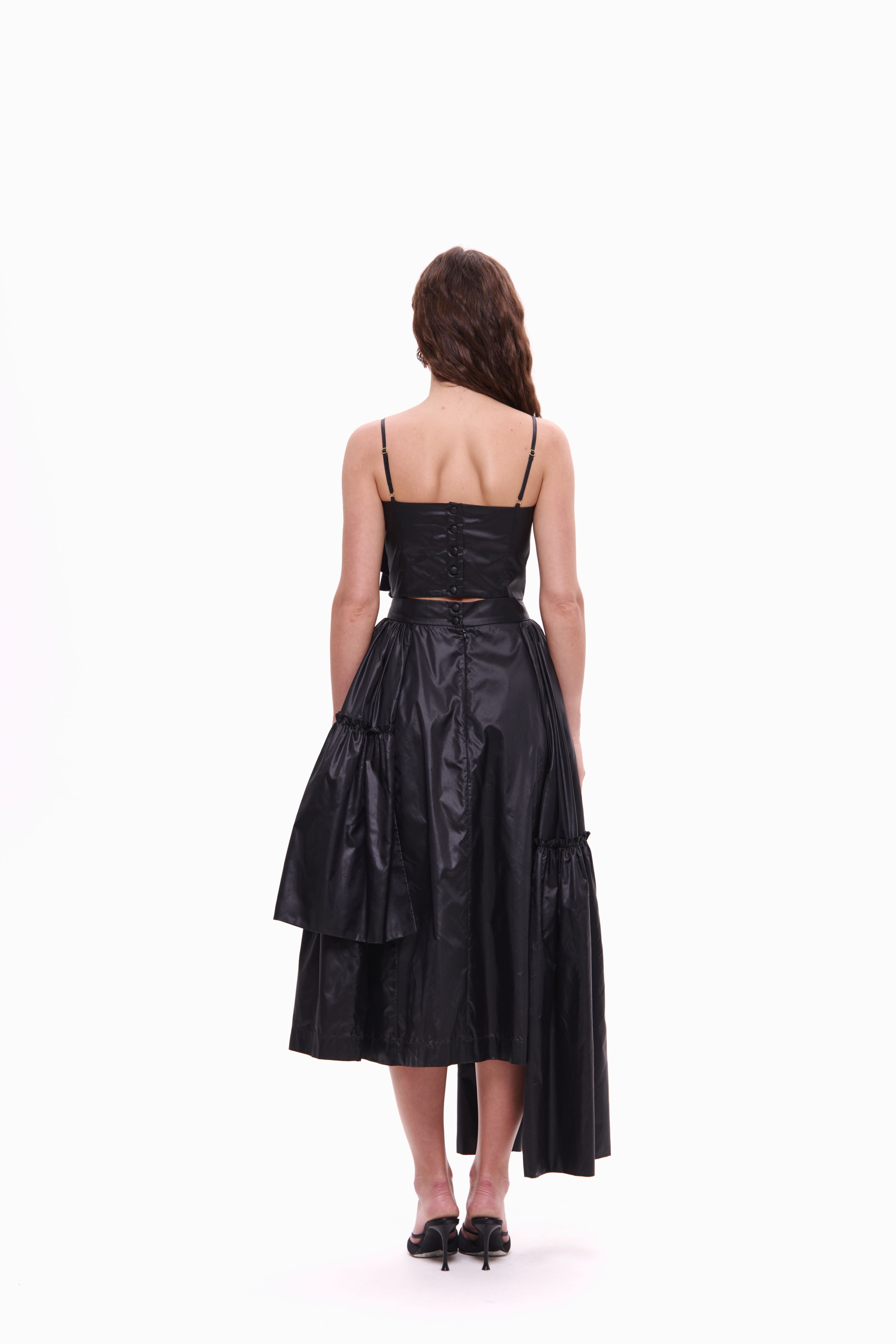 Skirt Rosette Noir