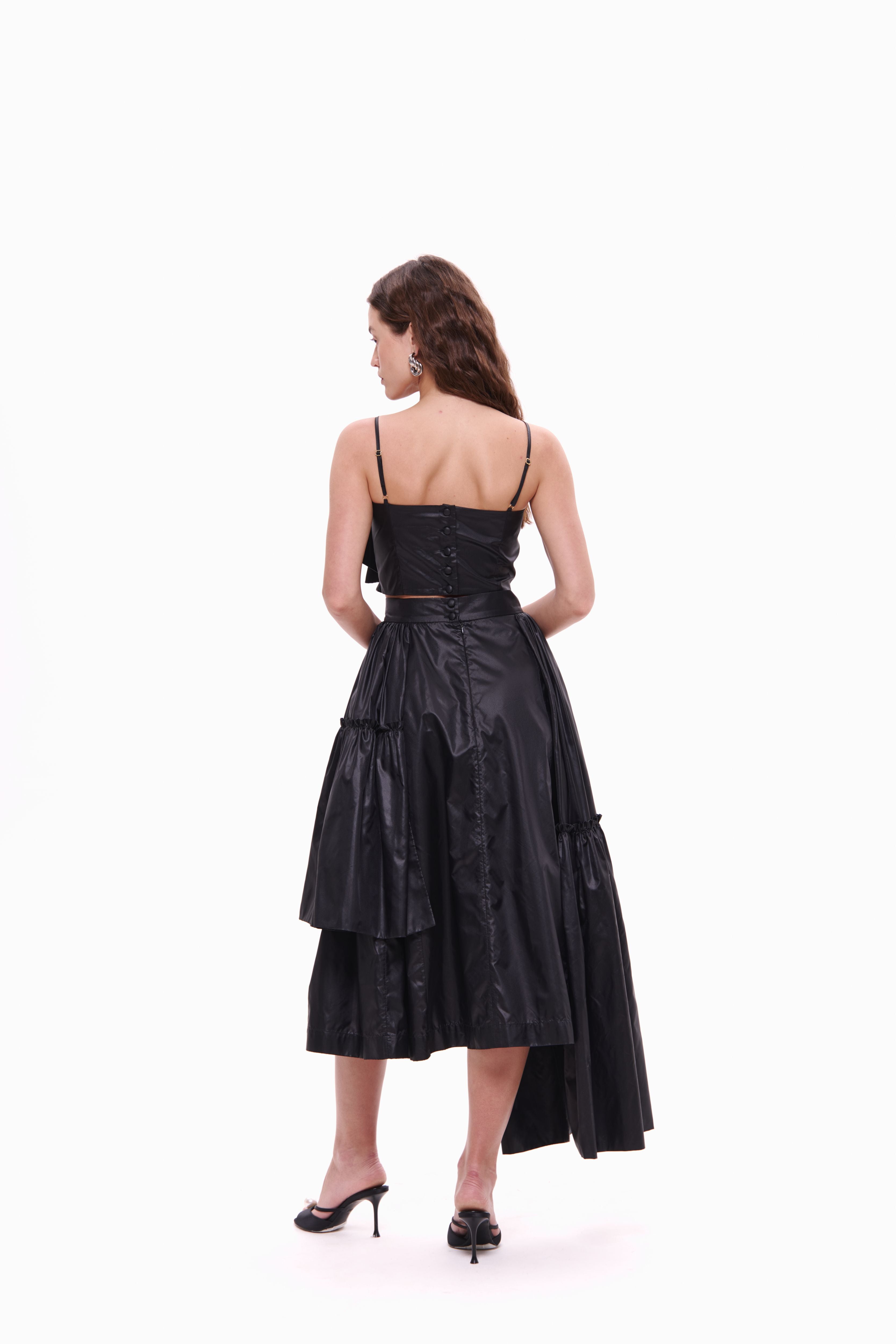 Skirt Rosette Noir