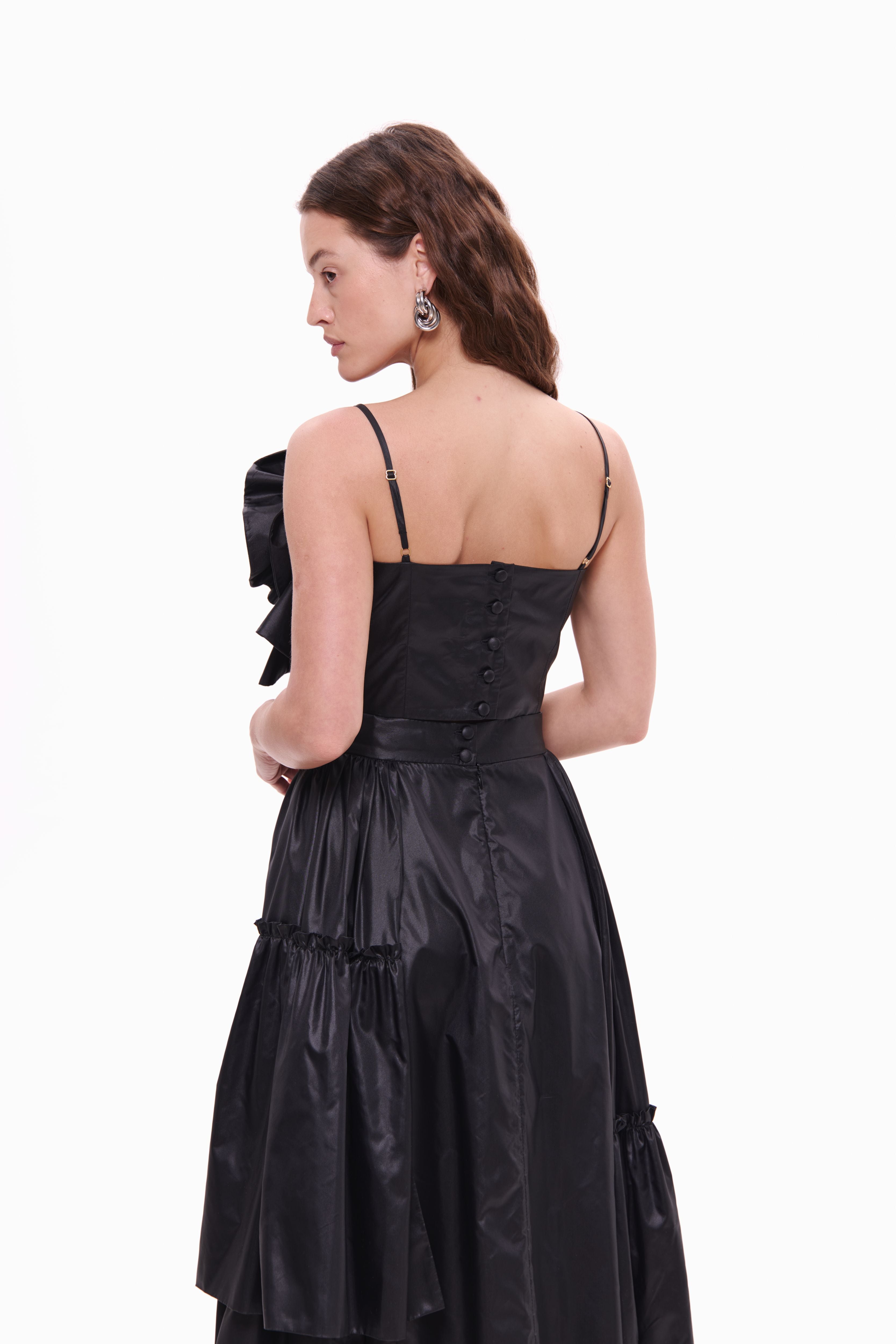 Skirt Rosette Noir