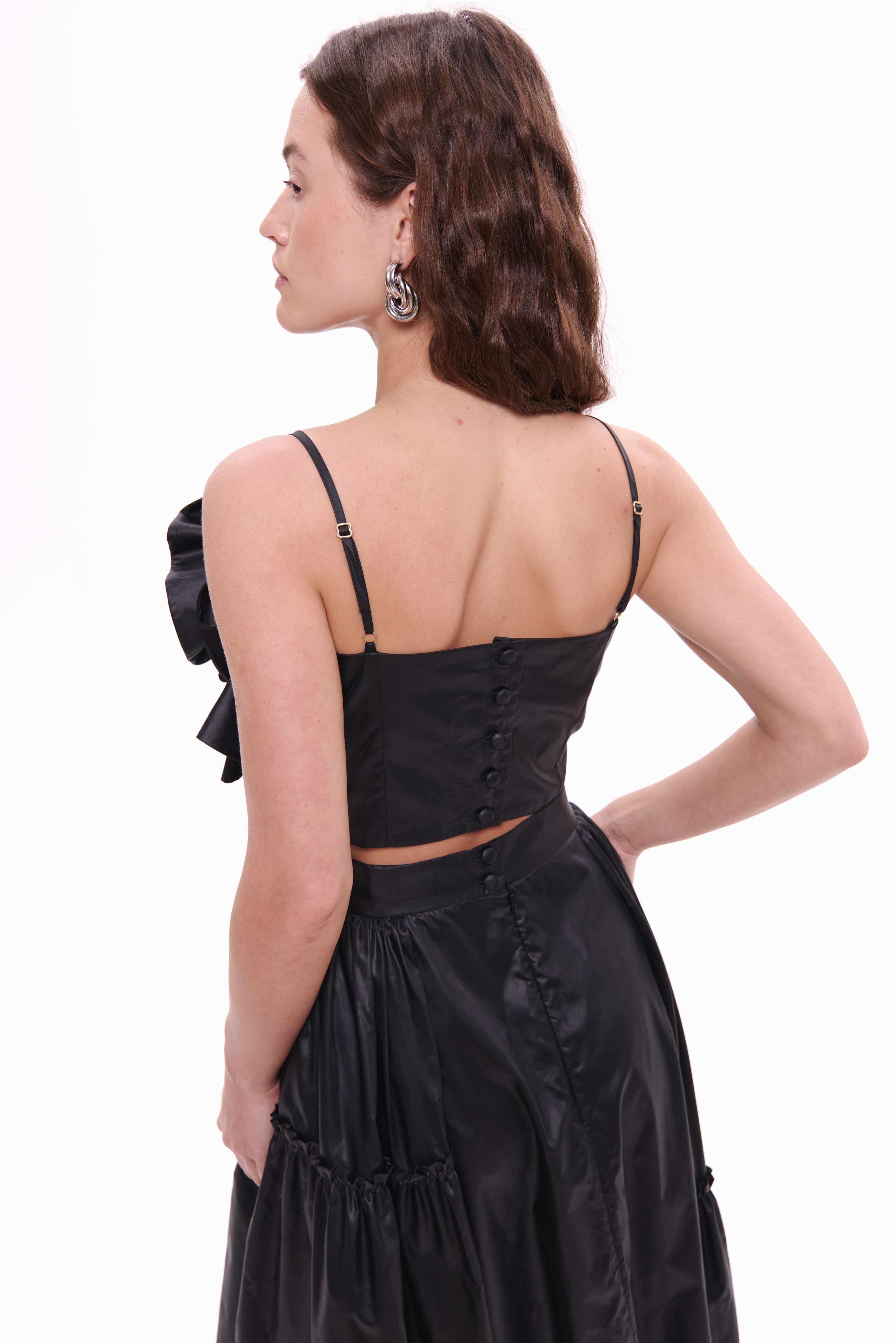 Skirt Rosette Noir