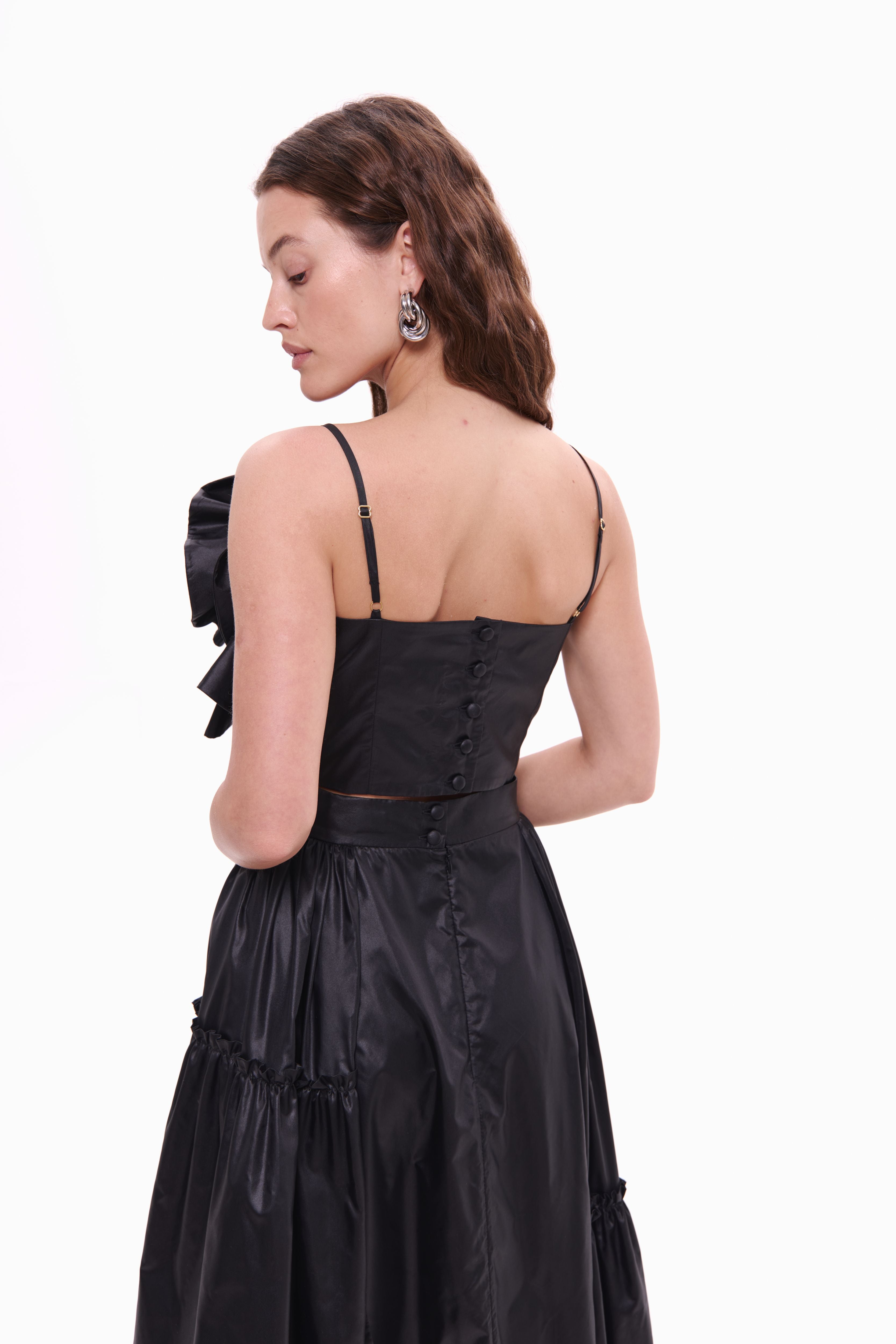 Skirt Rosette Noir