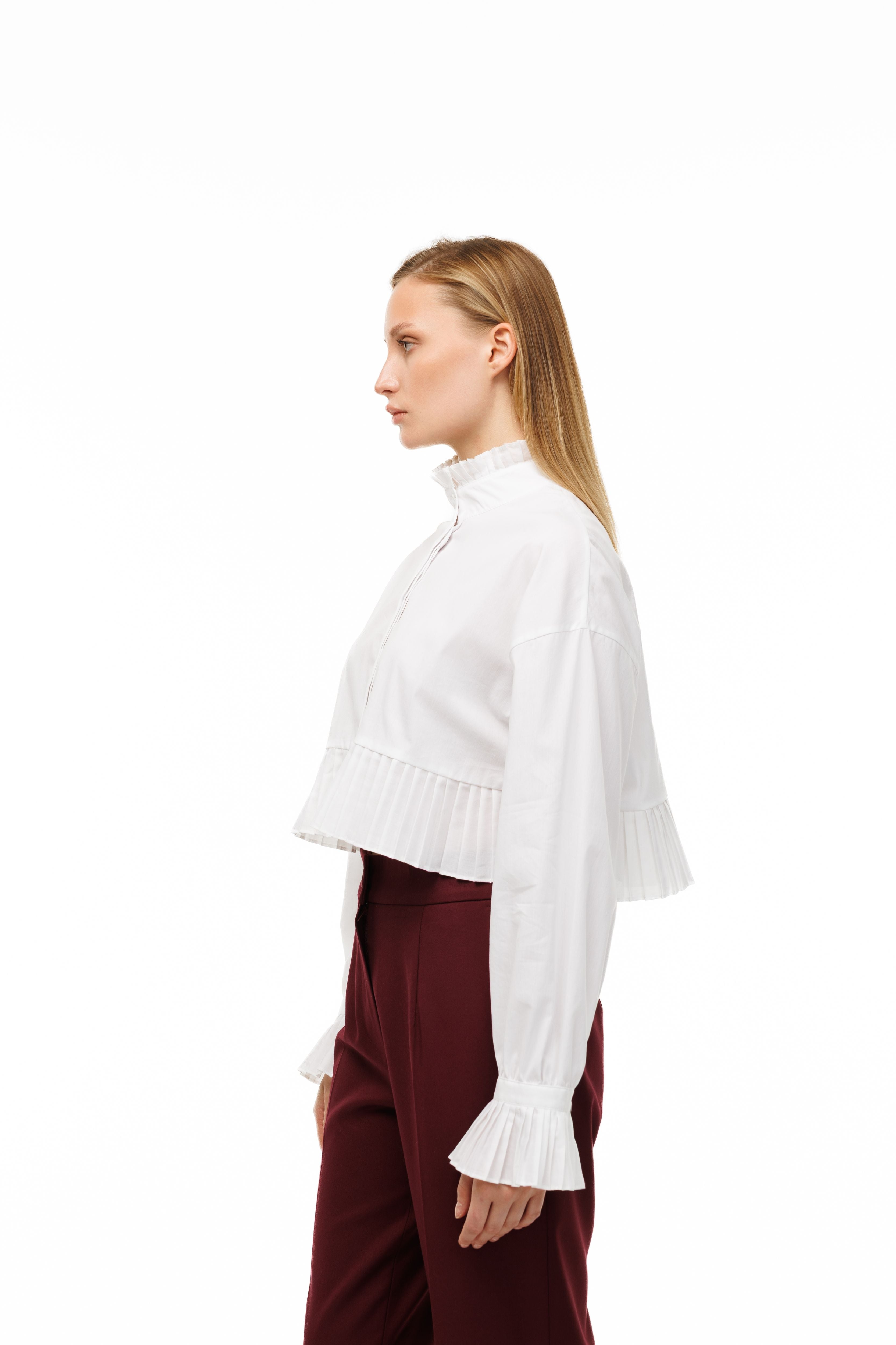 Tailored Trousers Burgundy