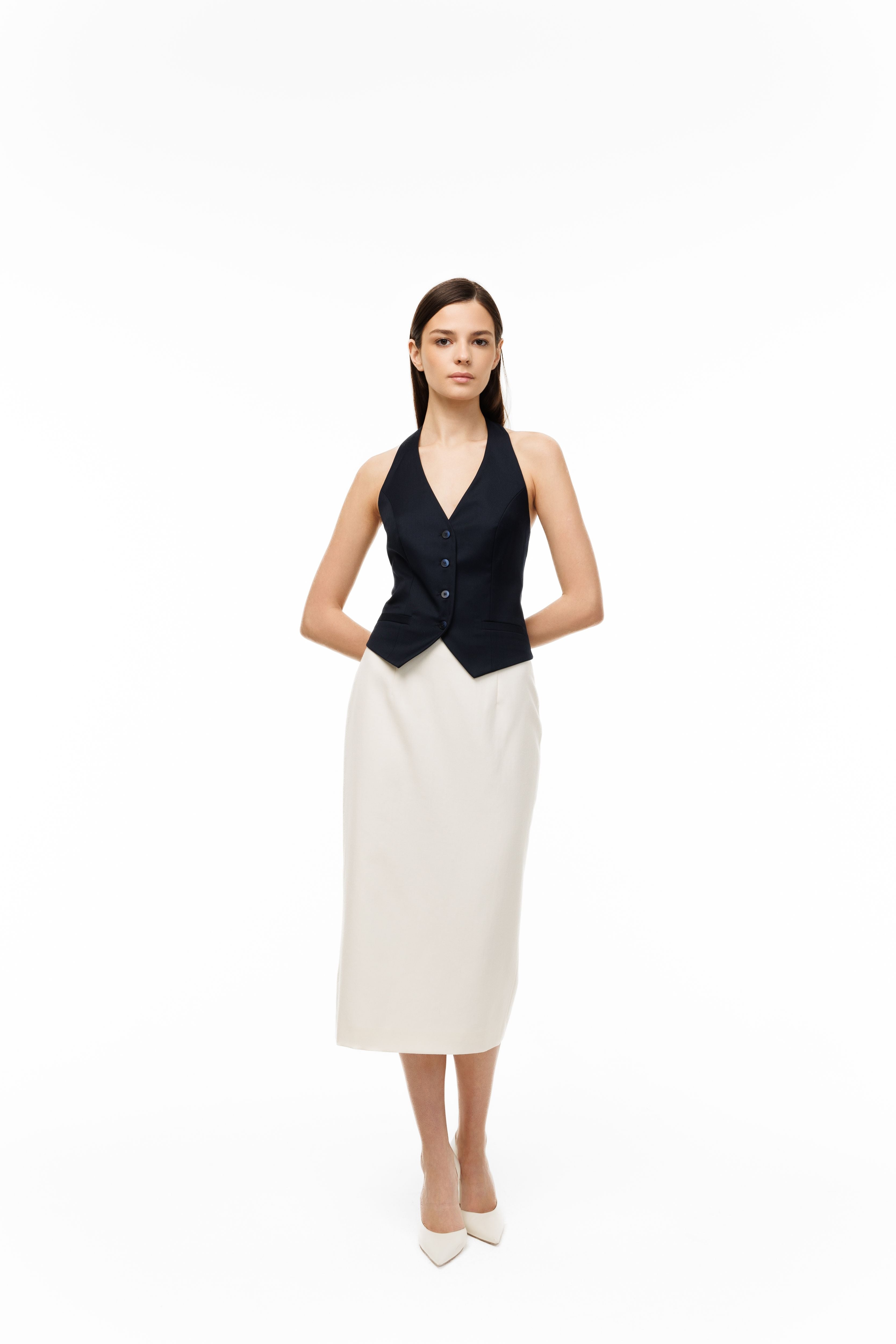 Tailored Waistcoat Midnight Navy