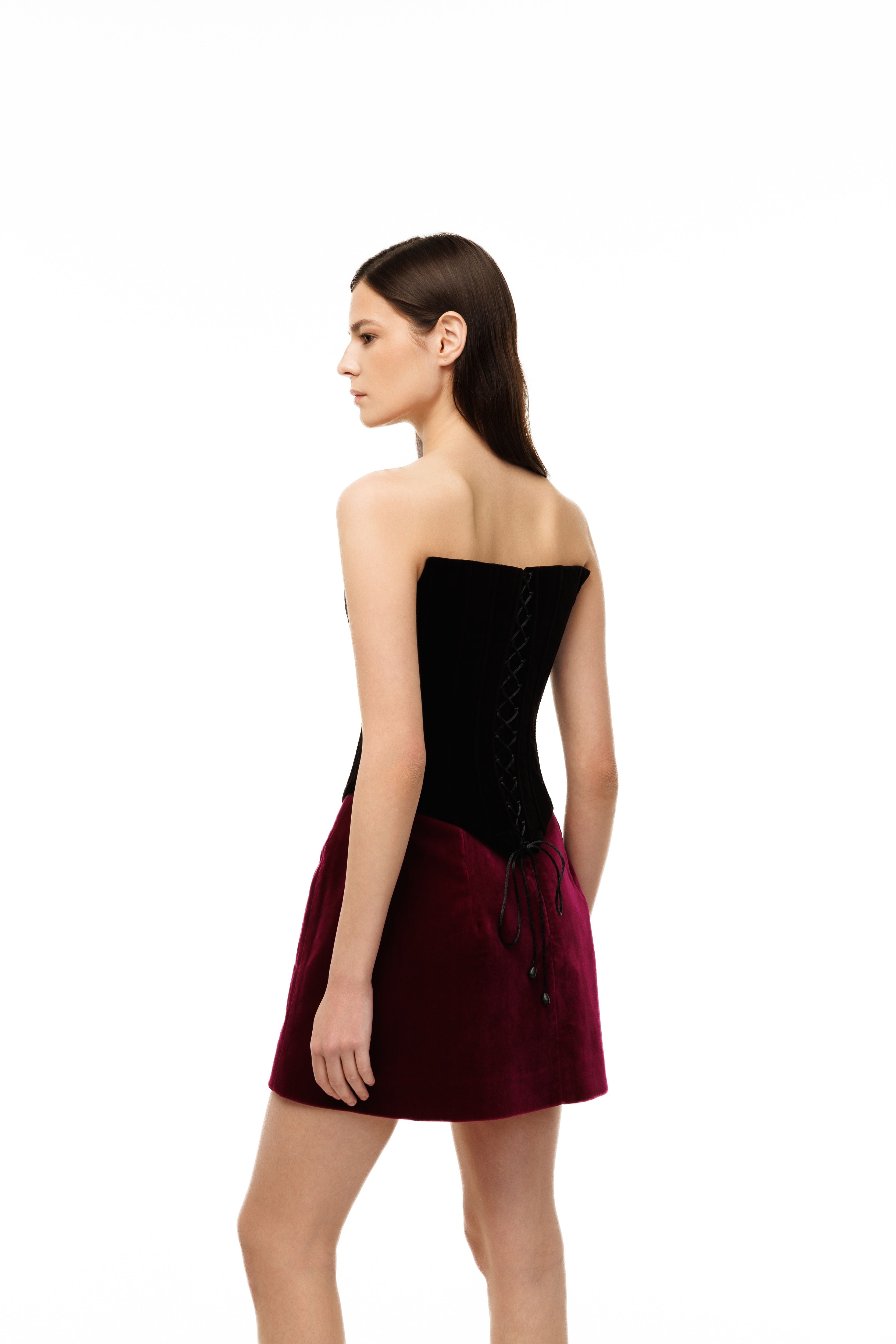 Velvet Noir Corset